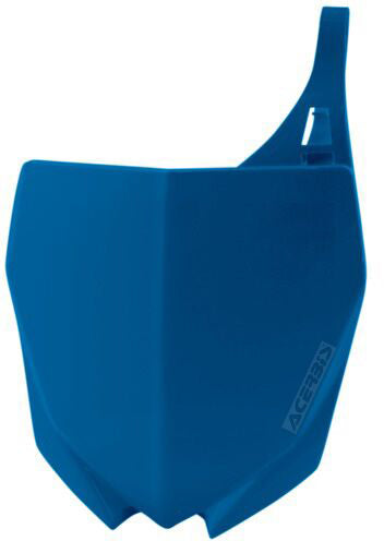 Acerbis Front Number Plate Blue for Yamaha YZ250FX, YZ250X, YZ125, and YZ250 Models