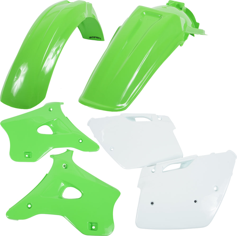 ACERBIS Plastic Body Kit in Green for Kawasaki KX250 and KX125 (1994-1998)
