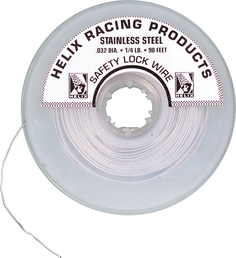 HELIX Safety Lock Wire 1/4 lb Spool - 0.032 Inch Diameter for Secure Fastening