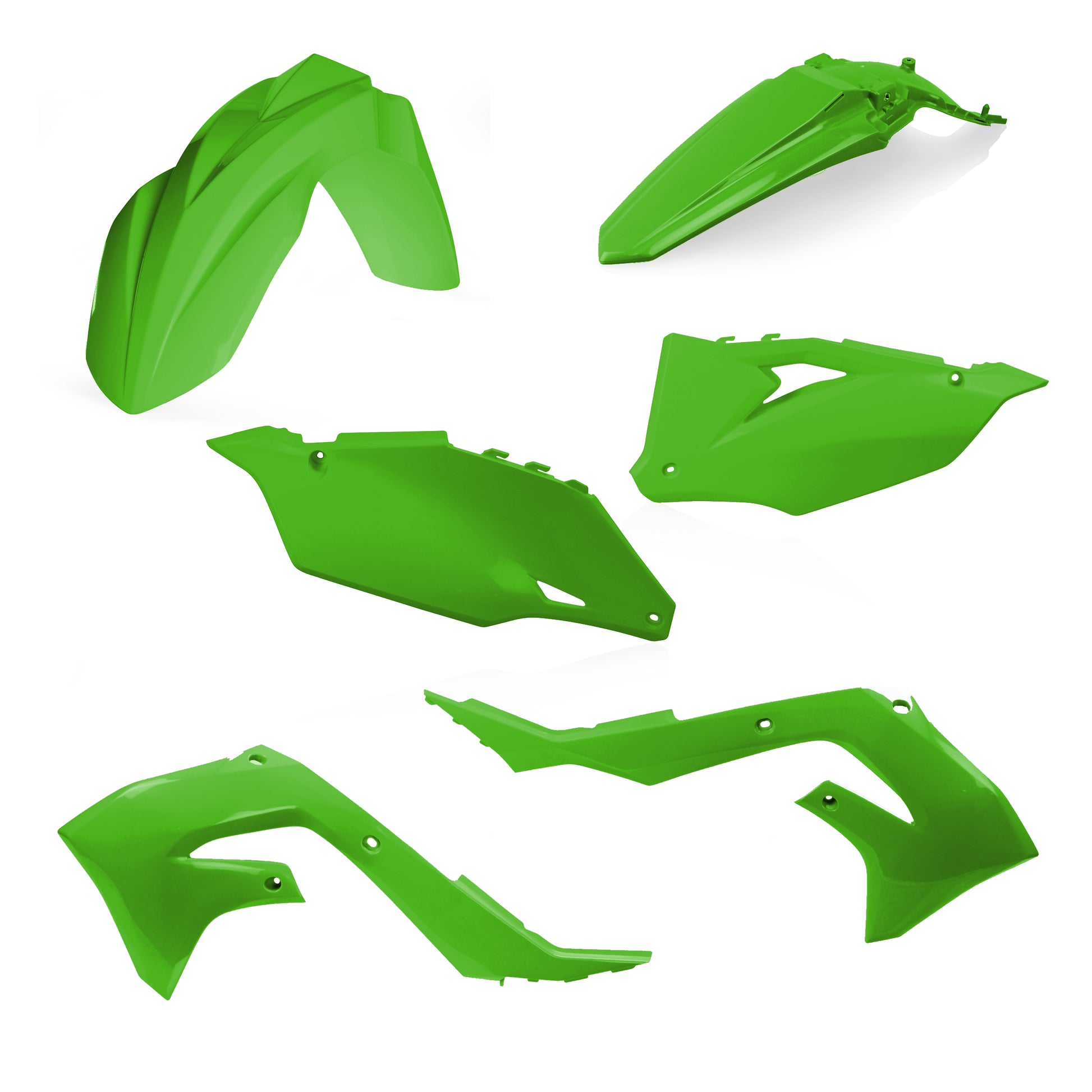 ACERBIS Plastic Kit for Kawasaki KX250F & KX450F – Green Replacement Body Parts