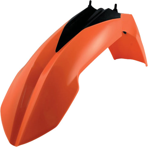 ACERBIS Front Fender Orange for KTM Offroad Models – Durable Plastic Body Accessory