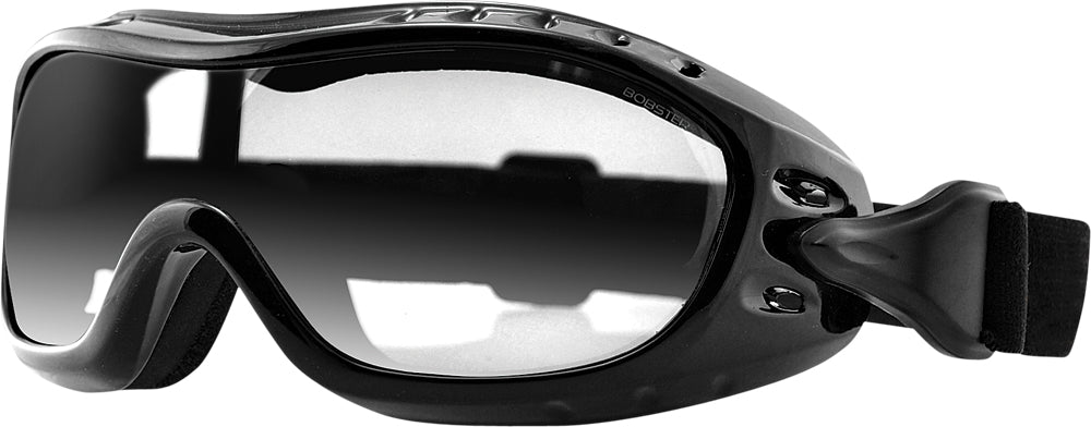 Bobster Nighthawk OTG Sunglasses with Clear Lens – Over Prescription Glasses Goggles for Riders