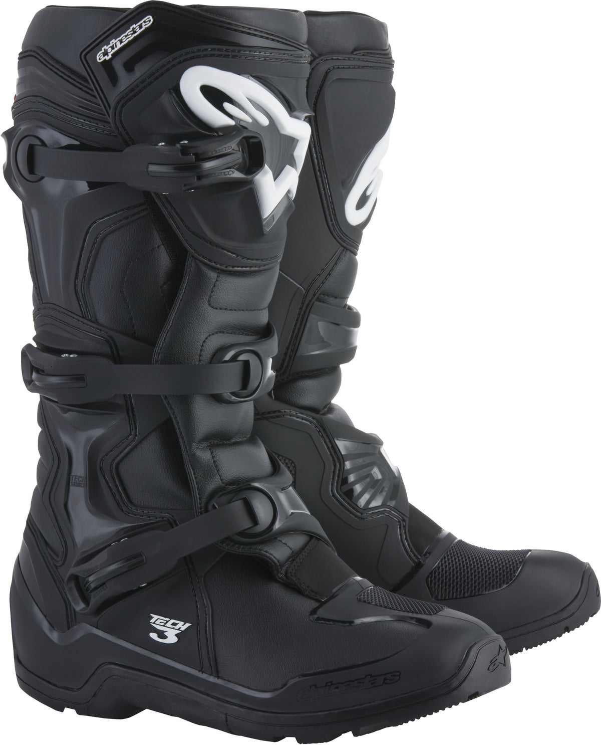 Alpinestars Tech 3 Enduro Boots Black US 11 – Off-Road Motorcycle Footwear