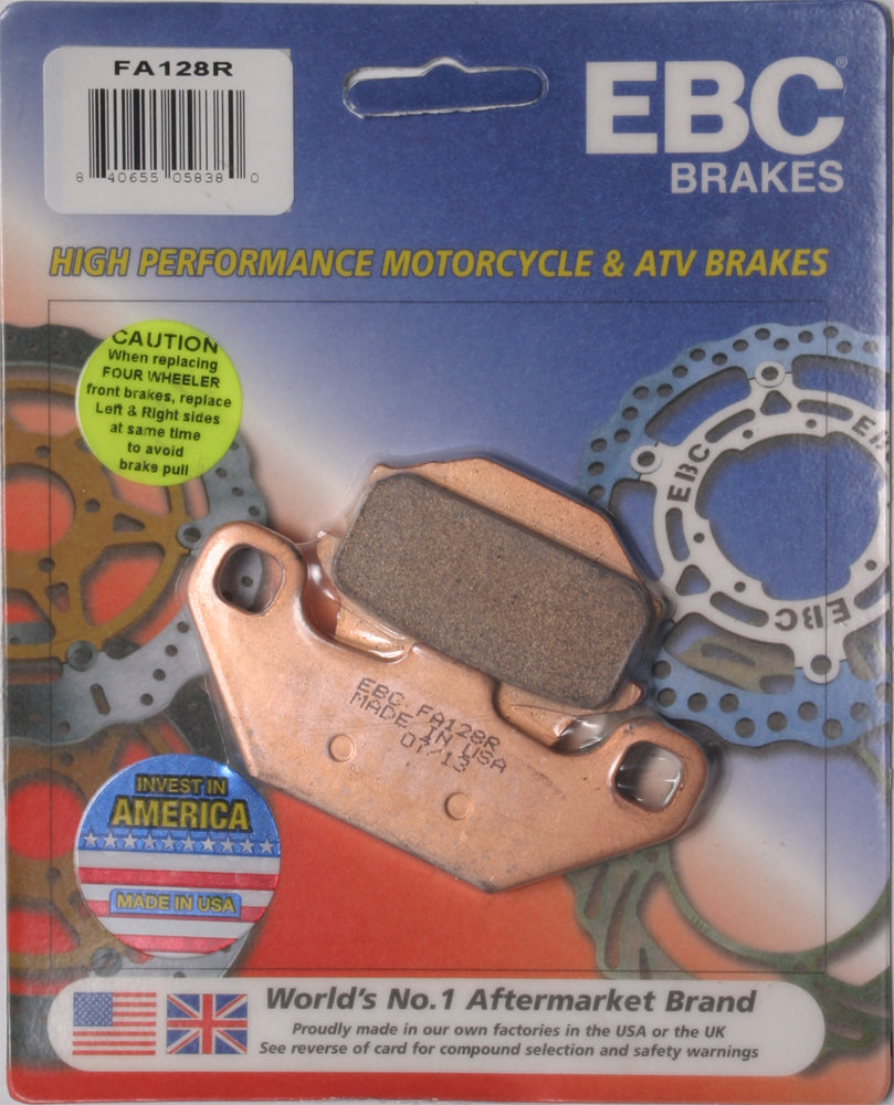 EBC FA128R Brake Pads for Kawasaki ATV/UTV Models