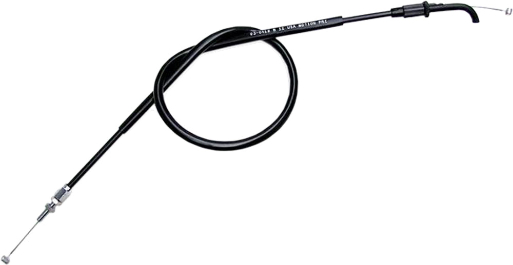 Motion Pro 03-0412 Black Vinyl Throttle Pull Cable for Kawasaki KLX250S & KLX250SF