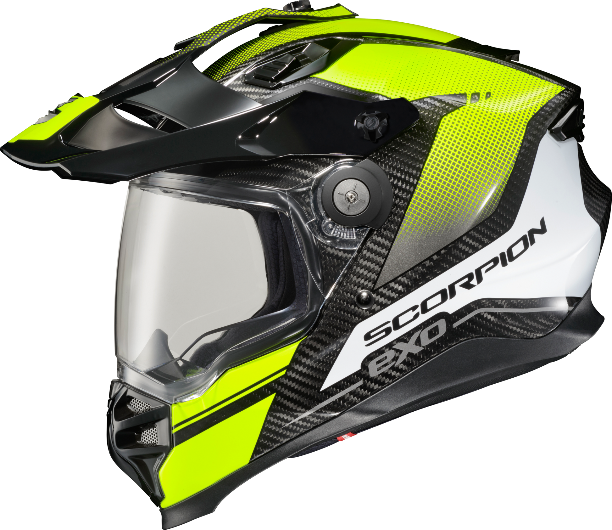 SCORPION EXO XT9000 Carbon Full Face Helmet Trailhead Hi-Vis Medium