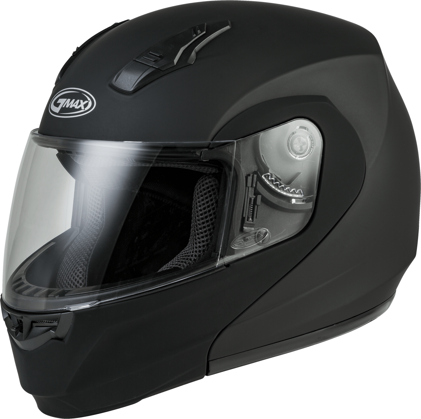 GMAX MD-04 Modular Helmet in Matte Black – X-Large Street Motorcycle Helmet with DOT Approval and Intercom Compatibility