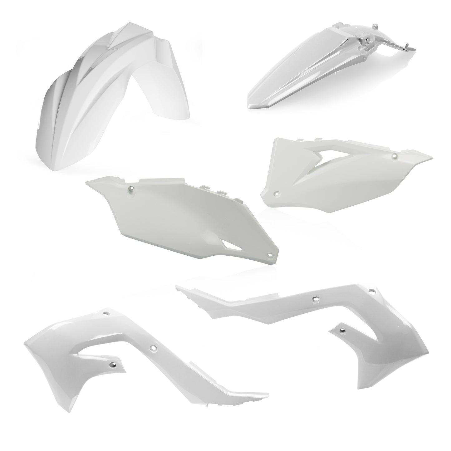 ACERBIS Plastic Body Kit for Kawasaki KX Series 2021-2022 – White