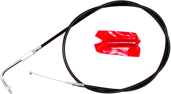 MOTION PRO Black Vinyl Idle Cable for Harley Davidson V-Twin Handlebar Controls - Part 06-0176