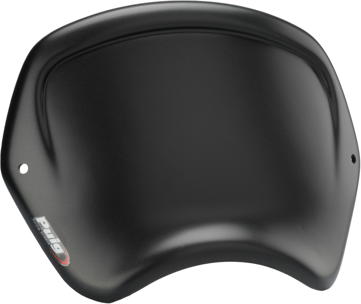PUIG Front Plate for V-Twin Motorcycles Matte Black Part 3590J