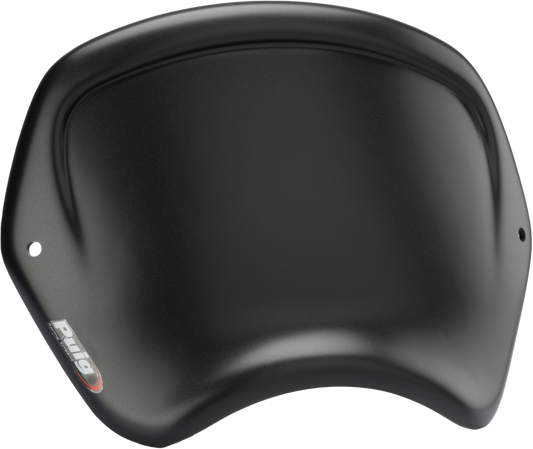PUIG Front Plate for V-Twin Motorcycles Matte Black Part 3590J
