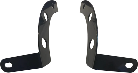 SANTORO FABWORX Fairing Bracket for Harley Davidson V-Twin Models, Black