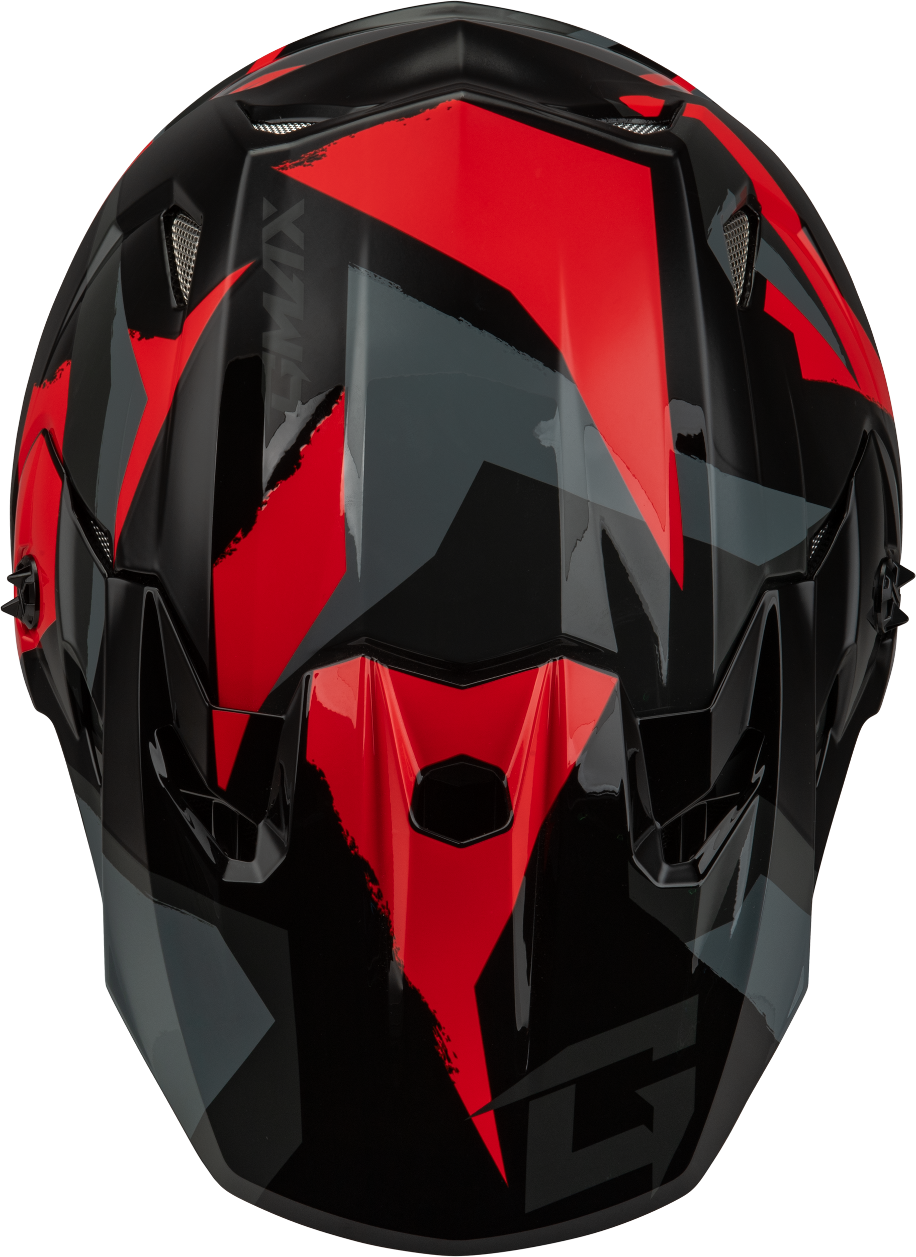 GMAX MX-96 Off-Road Helmet Black/Red, X-Large - Durable Lightweight DOT Approved Safety Gear