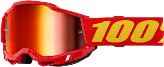100-Percent Accuri 2 Goggle with Mirror Red Lens – Offroad Performance Eyewear