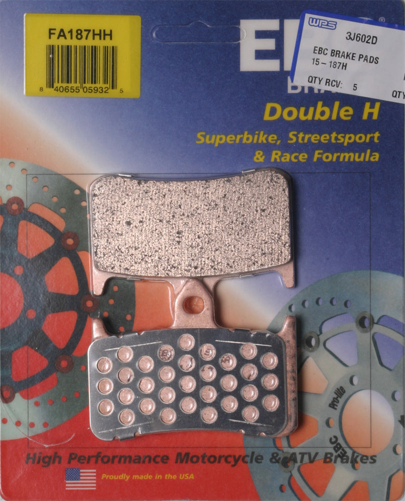 EBC FA187HH Brake Pads for Honda CB900F and VTR1000 Super Hawk