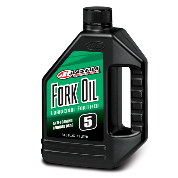 Maxima Fork Oil 5W - 1 Liter for Improved Suspension Performance