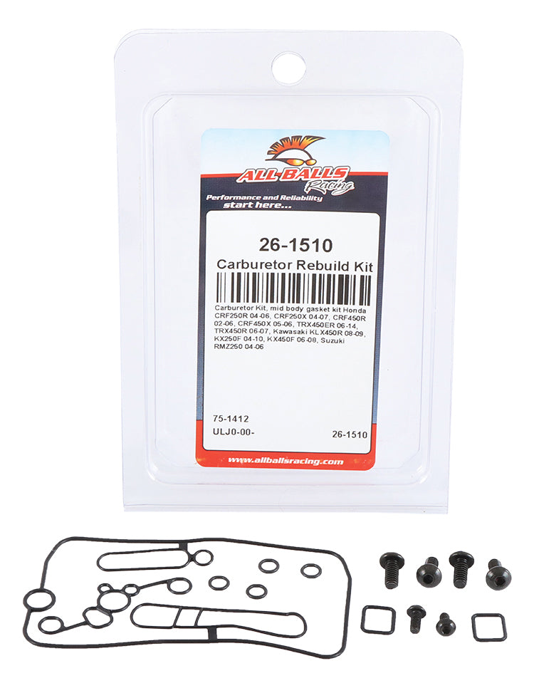 ALL BALLS Keihin Mid Body Carburetor Kit for Honda TRX450 and CRF450R