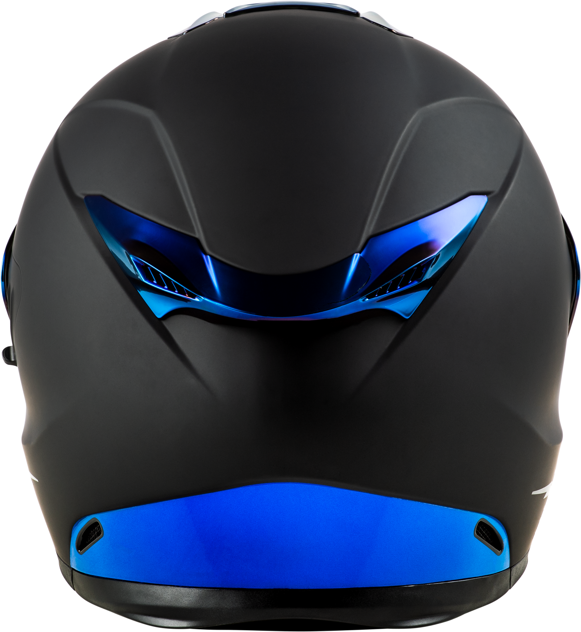 Fly Racing Sentinel Recon Full-Face Helmet Matte Black/Blue Chrome X-Large - Street Motorcycle Helmet with Advanced Ventilation and Impact Protection