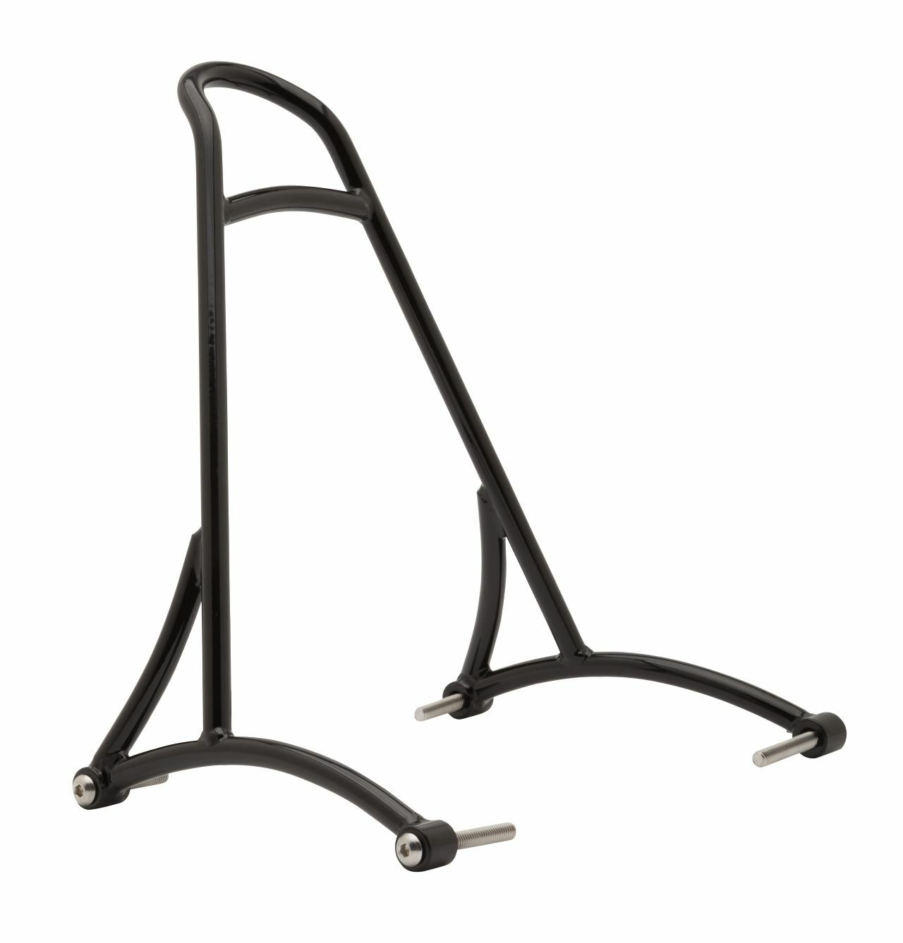 BURLY BRAND Short Sissy Bar for Dyna and Switchback Harley Davidson Models - Black