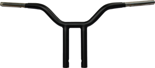 Wild 1 Part Number WO557B Chubby 12-Inch Physco S Fighter Handlebars in Satin Black for Harley-Davidson V-Twin Models