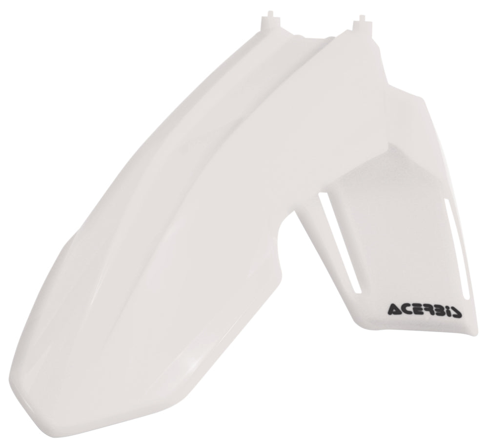 Acerbis Front Fender for Suzuki RM-Z250 and RM-Z450 - White Offroad Body Fender