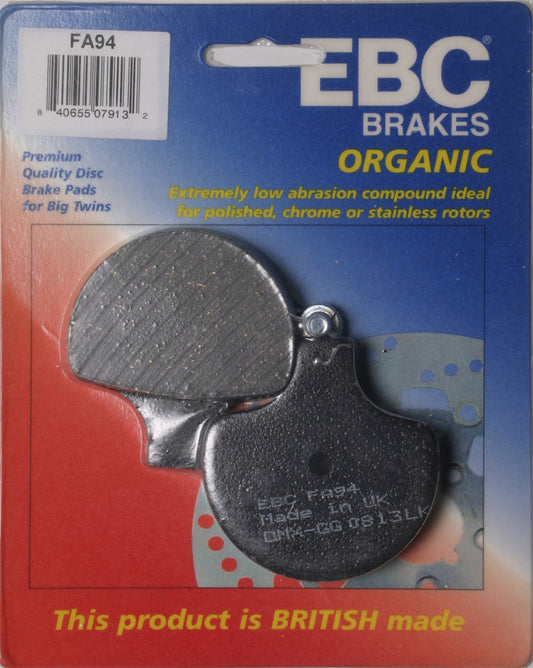 EBC Fa94 Organic Brake Pads for Harley Davidson V-Twin Models