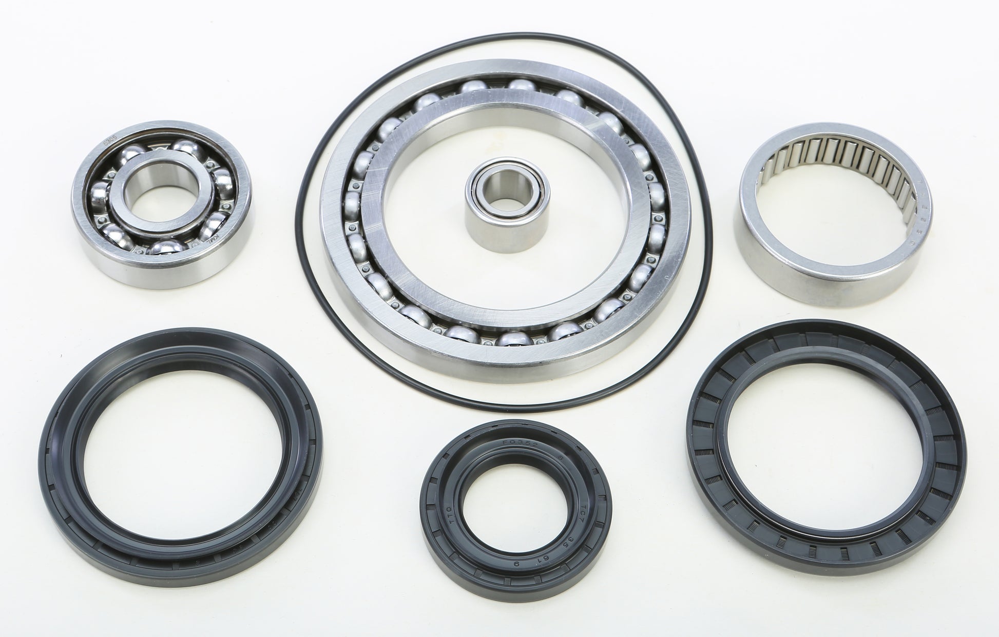 ALL BALLS Rear Differential Bearing and Seal Kit for Yamaha YXR700F Rhino 700 and YFM660FG Grizzly 4WD