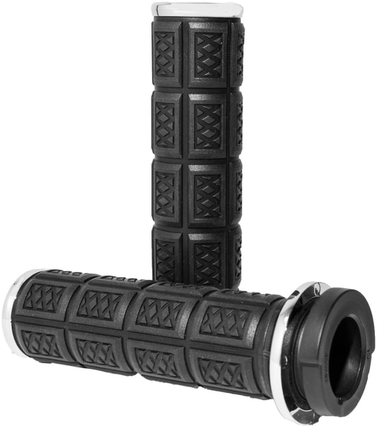 Kuryakyn Enygma Grips Throttle-By -Wire - Chrome