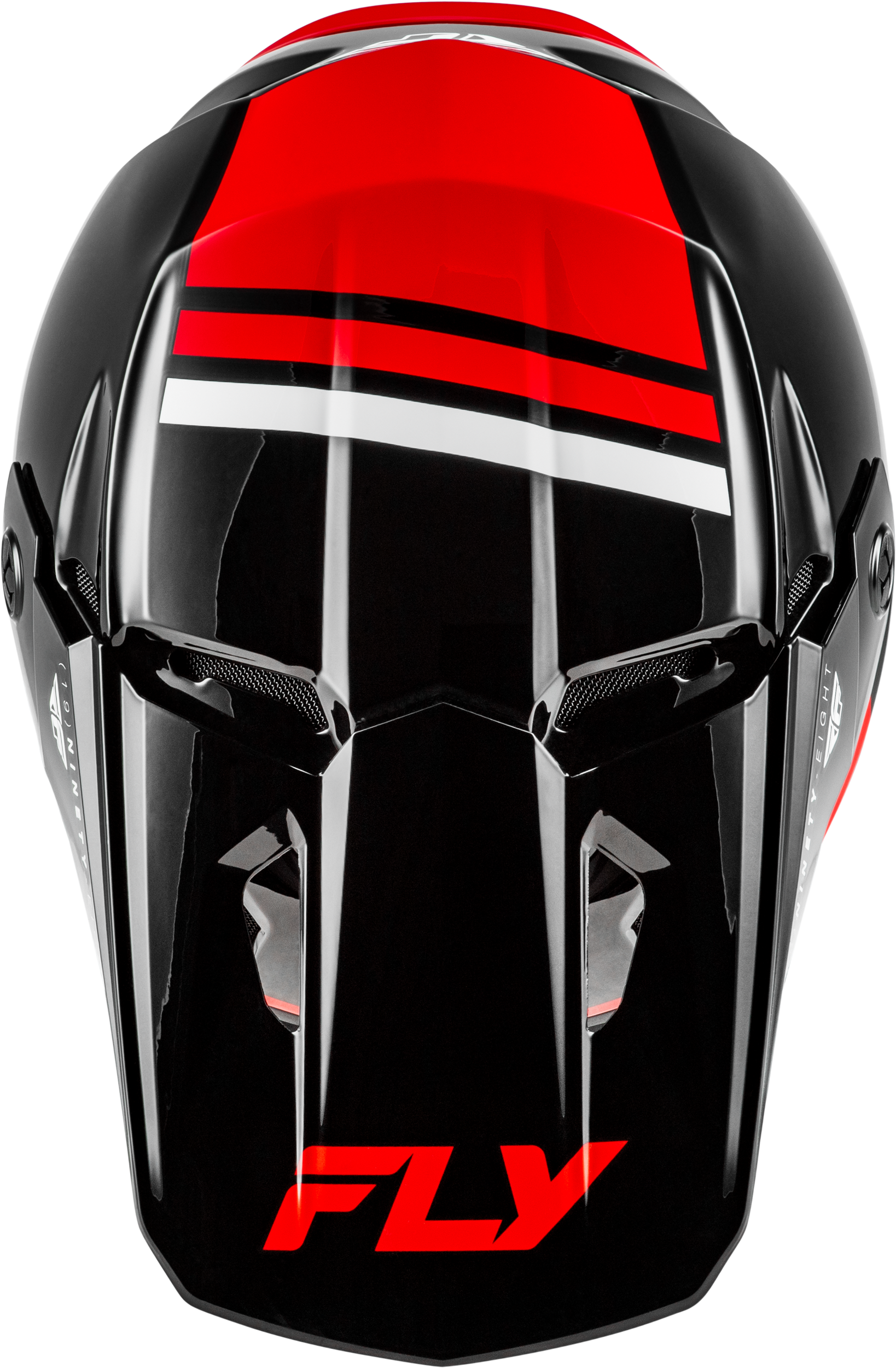 Fly Racing Kinetic Verdict Helmet 2X-Large Black/Red/White for Off-Road Motorcycling