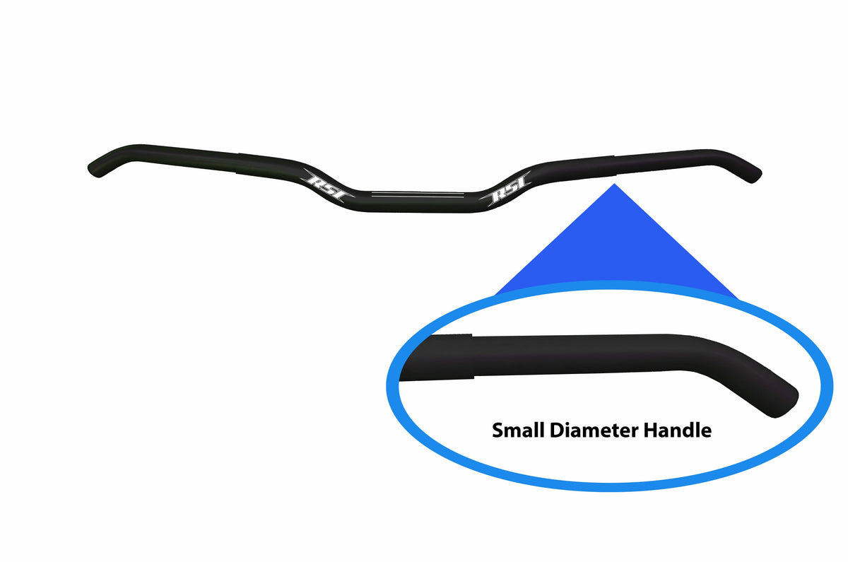 RSI Slim Jim Narrow Handlebar Black - Snow Handlebars & Controls for Smaller Hands
