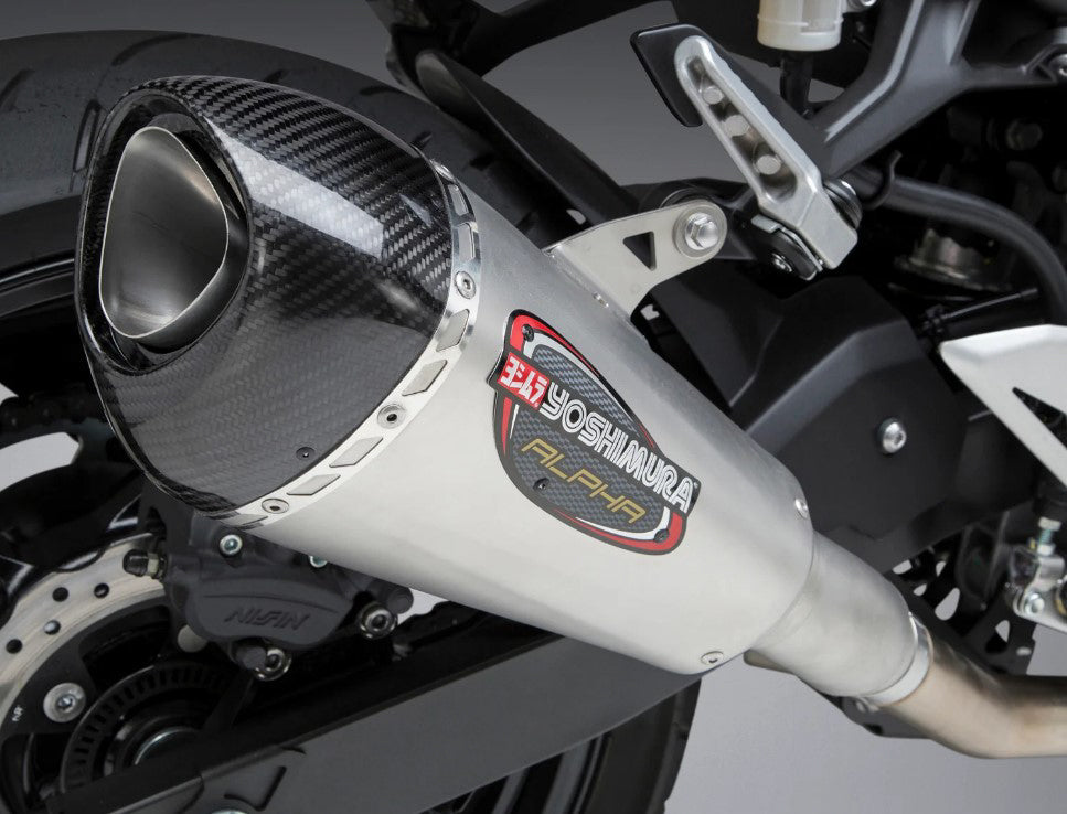 Yoshimura Alpha T Slip-On Exhaust for Kawasaki Ninja 400 & Z400 (2018-2023)