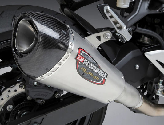 Yoshimura Alpha T Slip-On Exhaust for Kawasaki Ninja 400 & Z400 (2018-2023)