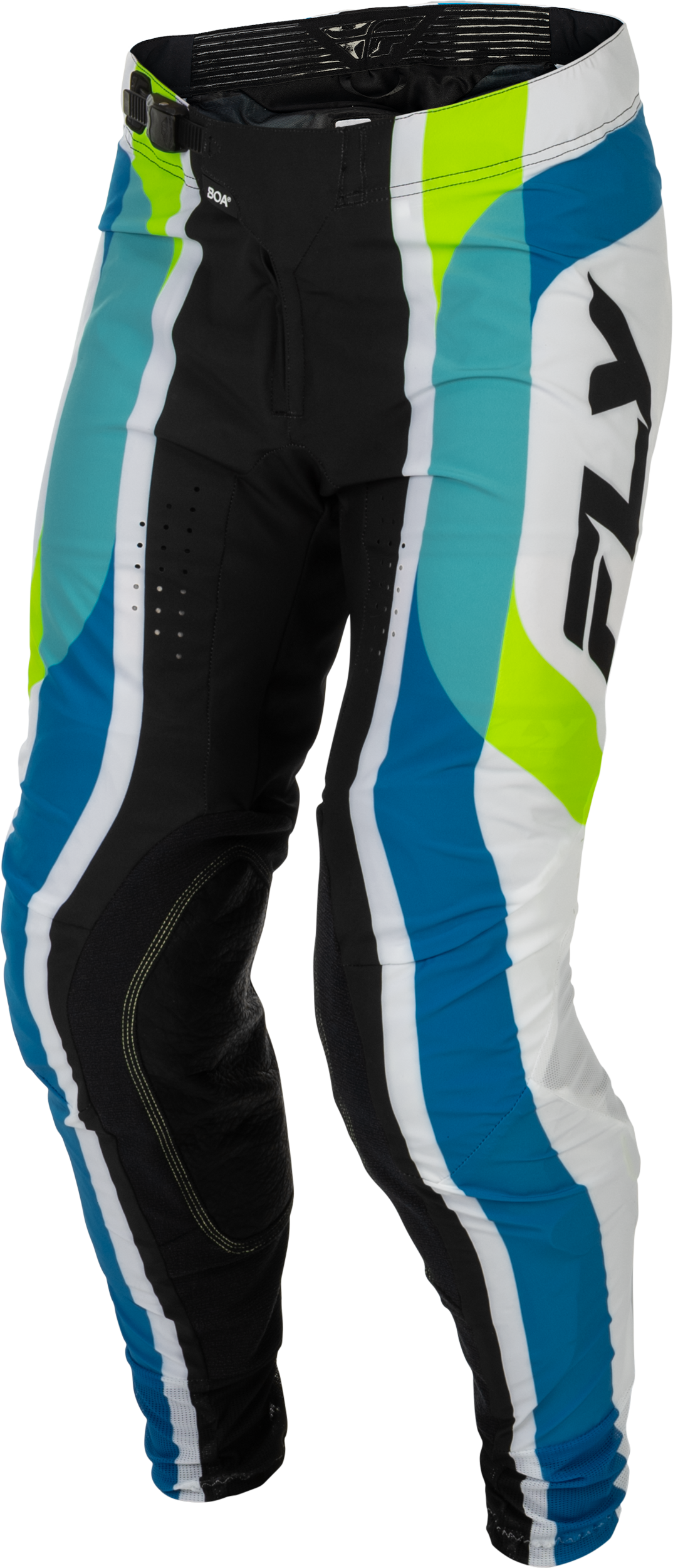 Fly Racing Lite LE Offroad Pants Men’s Size 34 White/Lime/Blue