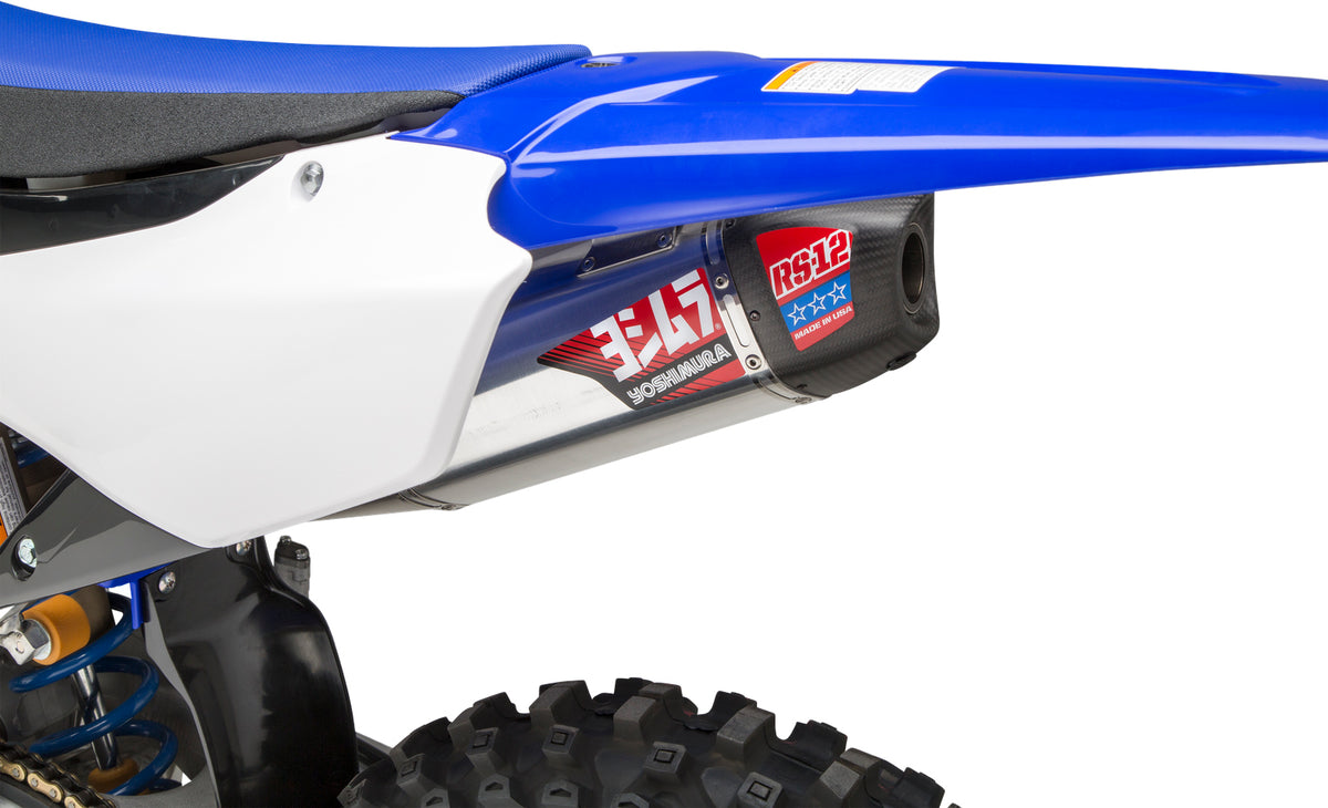 Yoshimura RS-12 Header, Canister, and End Cap Exhaust System for Yamaha YZ250F & YZ250FX