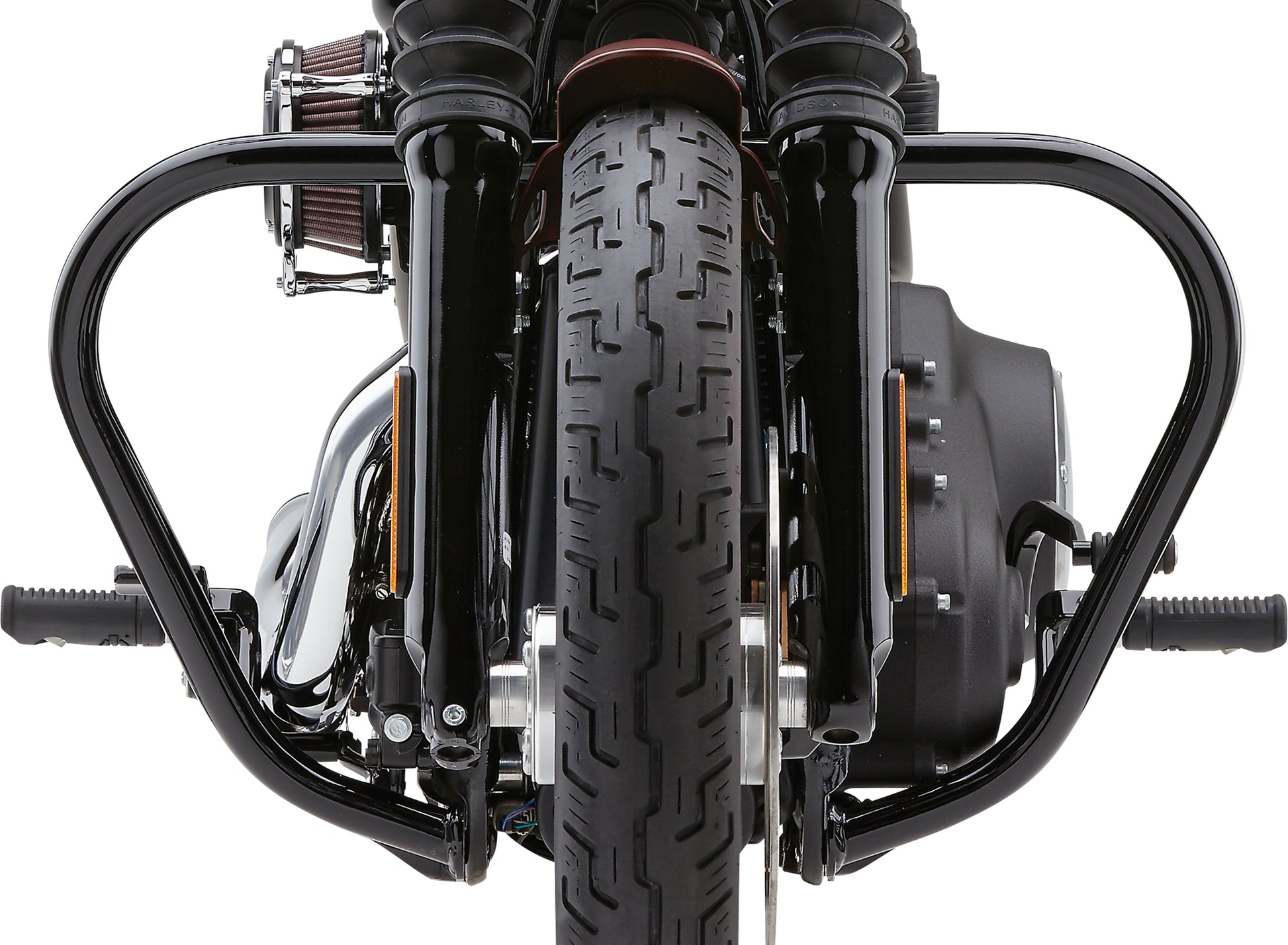COBRA Freeway Bars 1.25-inch Black for Harley FXD/B/C 1991-2017