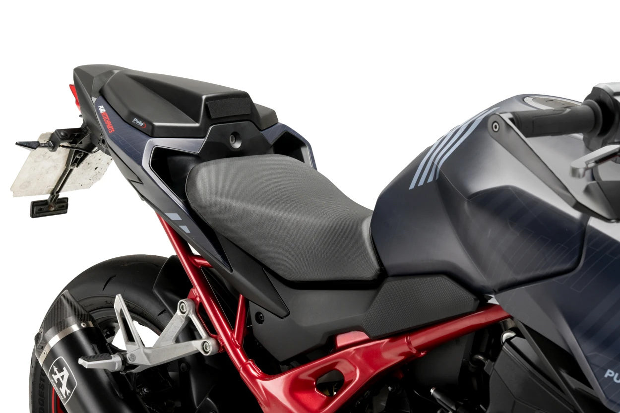 PUIG Rear Seat Cowl Matte Black for Street Bikes – Part Number 21705J