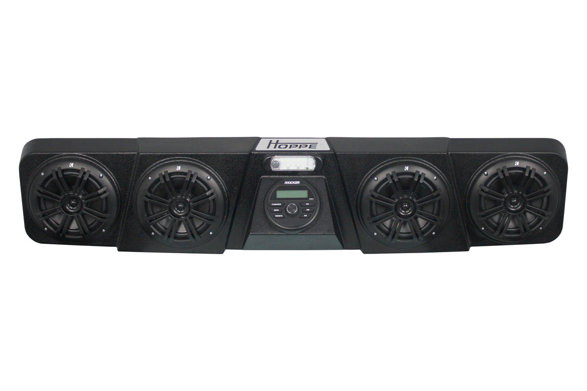 HOPPE HPEL-0112 Audio Mini Marine Audio System with RGB LED Lights for Yamaha Wolverine RMAX Series