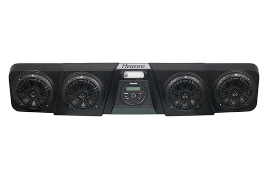 HOPPE HPEL-0112 Audio Mini Marine Audio System with RGB LED Lights for Yamaha Wolverine RMAX Series