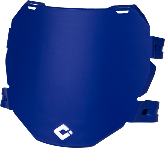 ODI Downhill/E Bike Number Plate Blue - Universal Body Accessory for Mountain Bikes