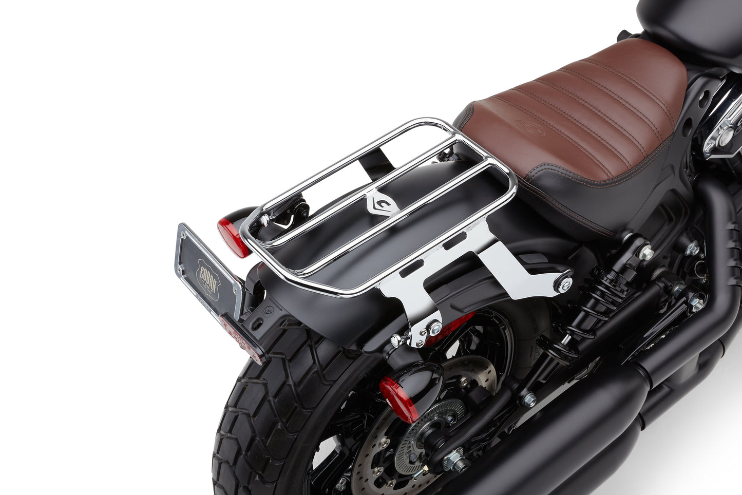Cobra Detach Solo Luggage Rack for Scout Bobber – Chrome, Part Number 502-2515