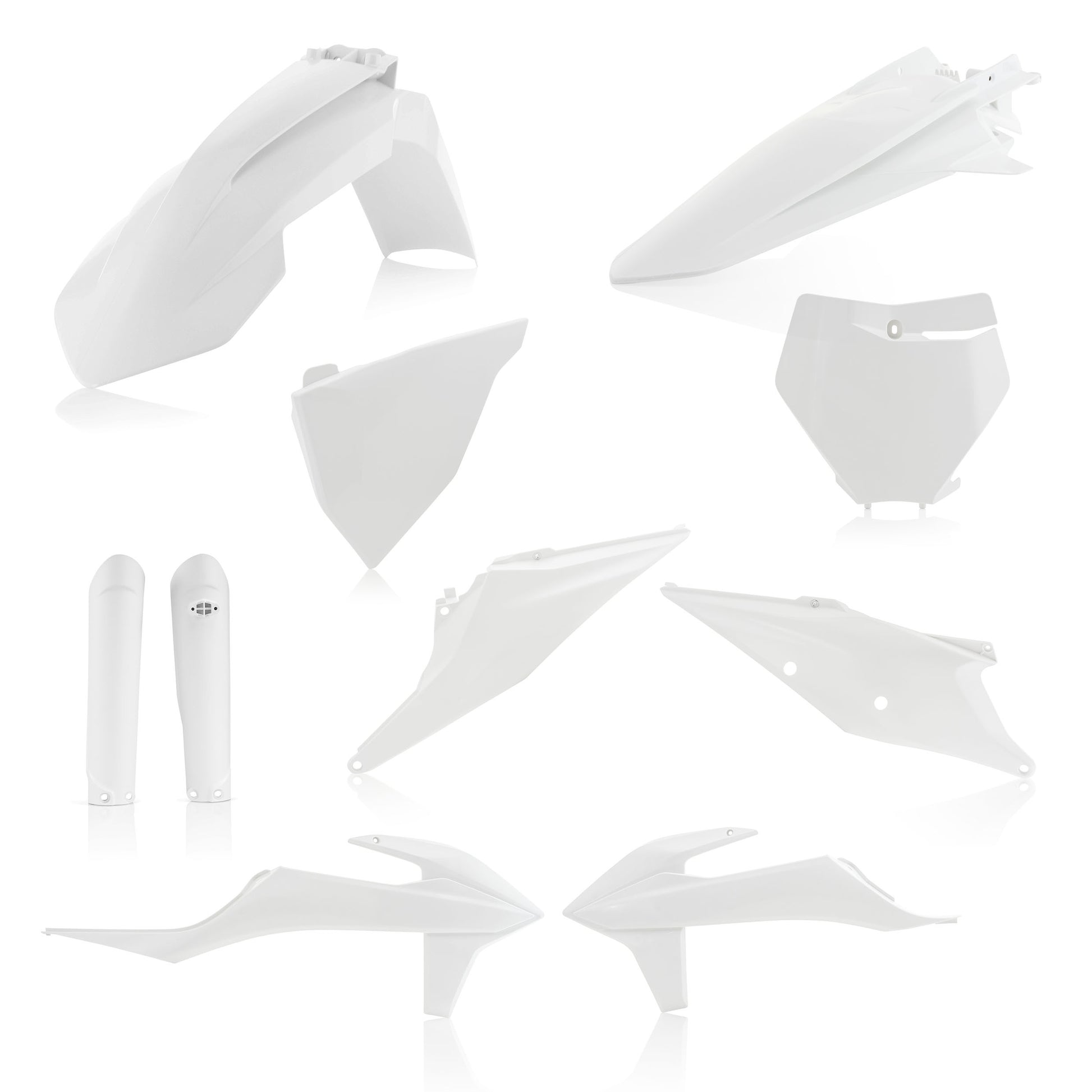 ACERBIS Full Plastic Kit for KTM 2019-2020 Offroad Models - White