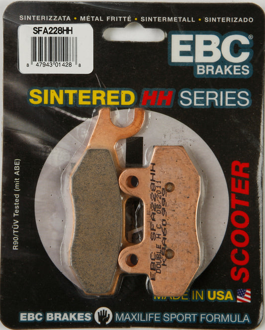 EBC Double-H Sintered Superbike Brake Pads SFA228HH for Suzuki AN400 Burgman