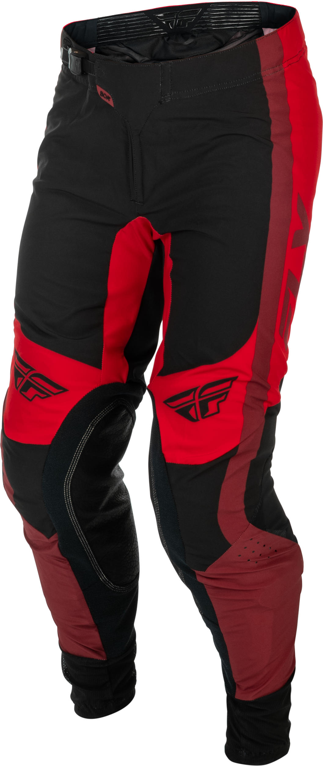 Fly Racing Lite Pants Men’s Offroad Riding Gear – Black/Red, Size US 36