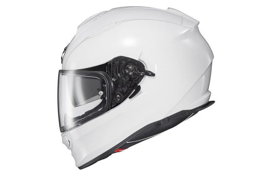 Scorpion EXO Ryzer Full Face Helmet with Sun Visor, White, 2X-Large
