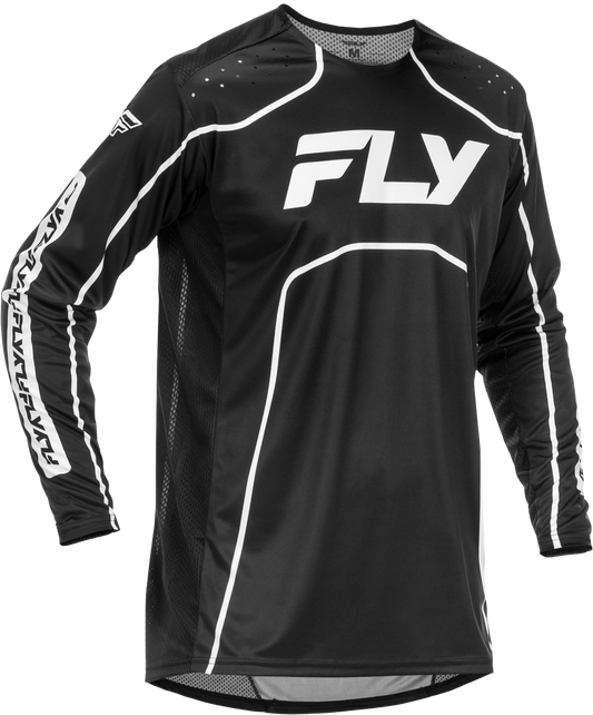 Fly Racing Rayce Bicycle Jersey Men’s Small Black and White
