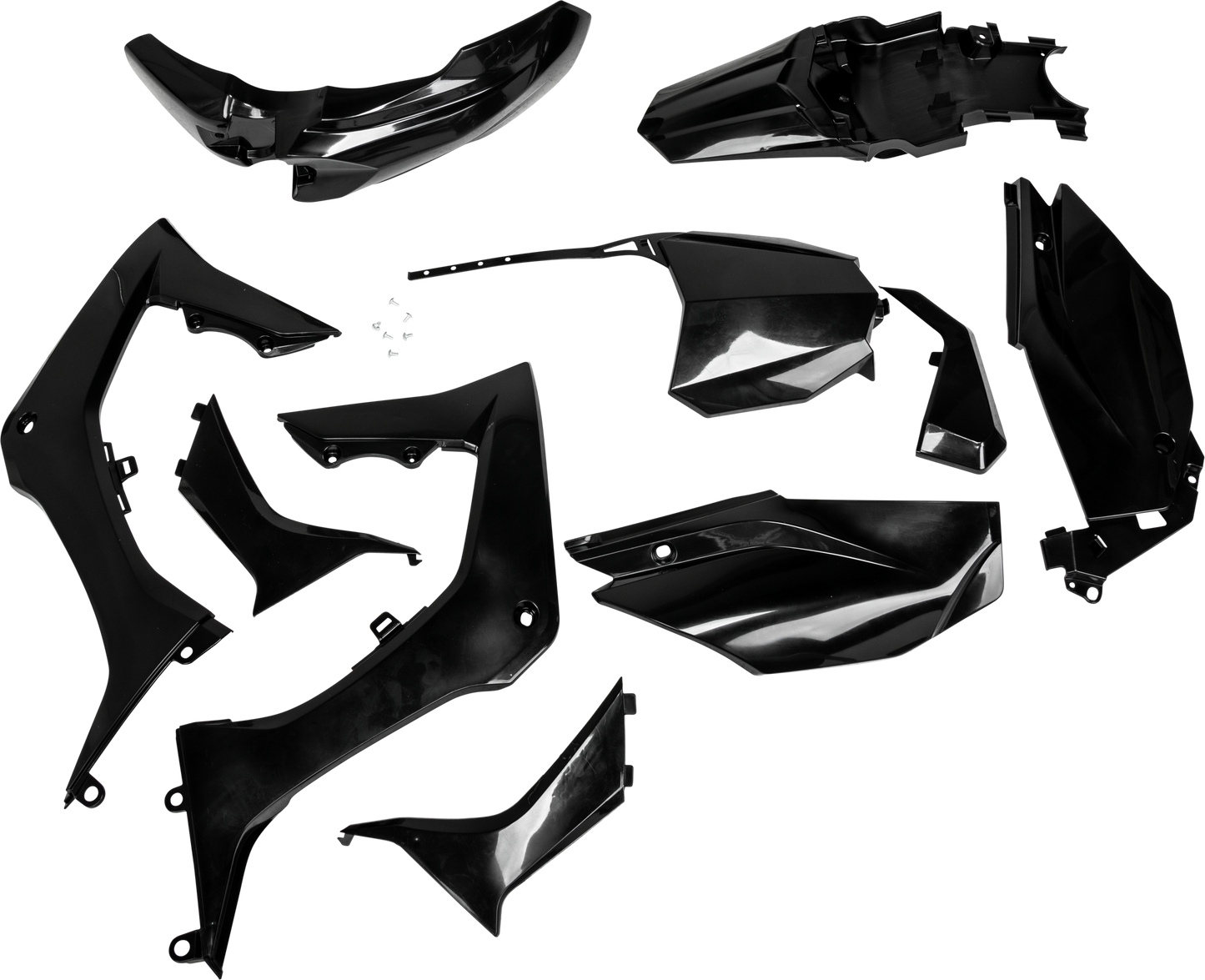ACERBIS Full Plastic Kit for Honda CRF110F (2019-2025) in Black