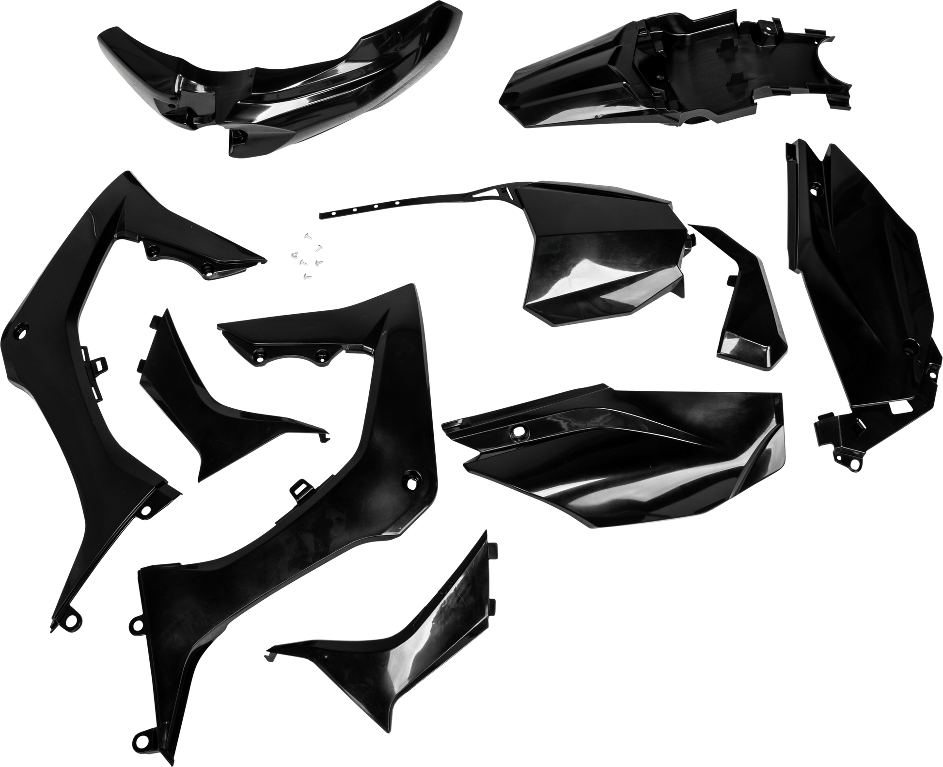 ACERBIS Full Plastic Kit for Honda CRF110F (2019-2025) in Black