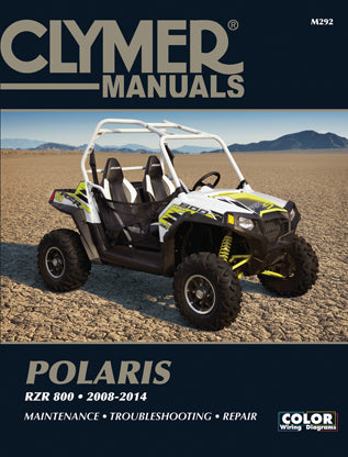 CLYMER Repair Manual for Polaris RZR 800 - Model Years 2008-2014