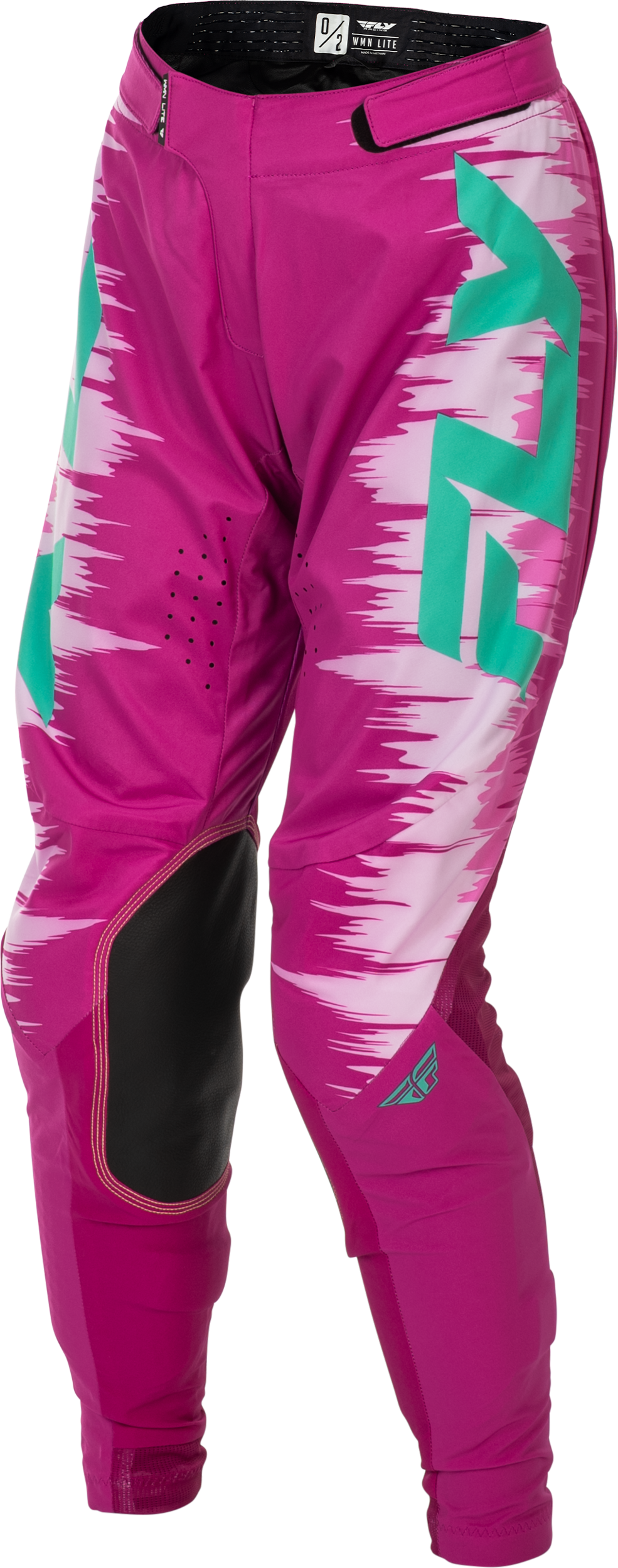 Fly Racing Women's Lite Offroad Pants Size 11/12 Pink & Turquoise