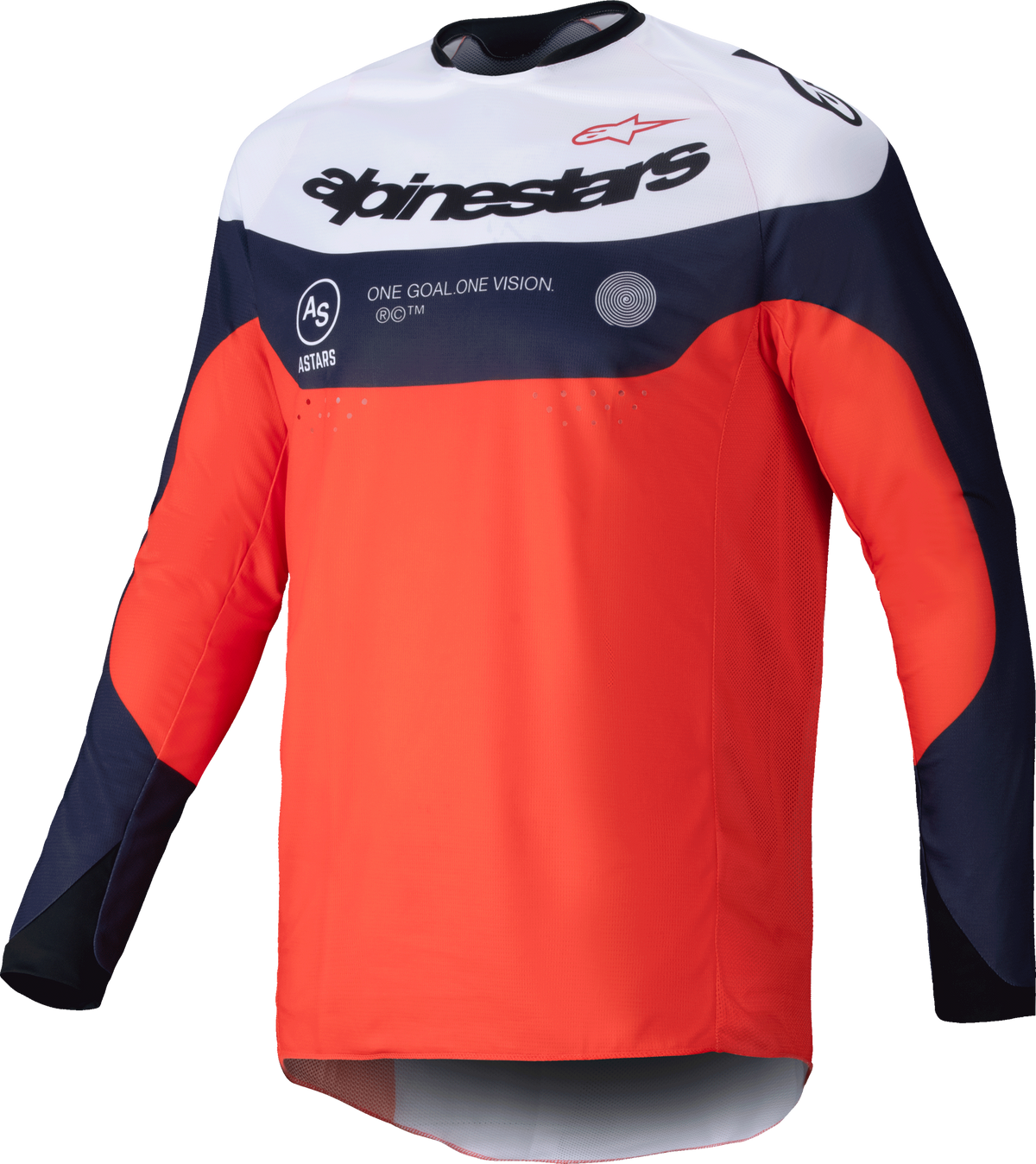 Alpinestars Pro Dura Jersey Navy/Hot Orange/White 2X-Large Offroad Jerseys